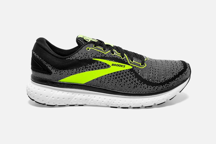 Brooks Men's Glycerin 18 Road Running Shoes Black/White TOLE-01639